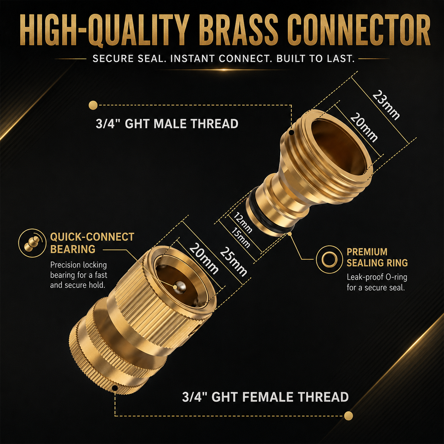 🔥Last Day 60% OFF 🔥🔩Garden Hose Quick Connector