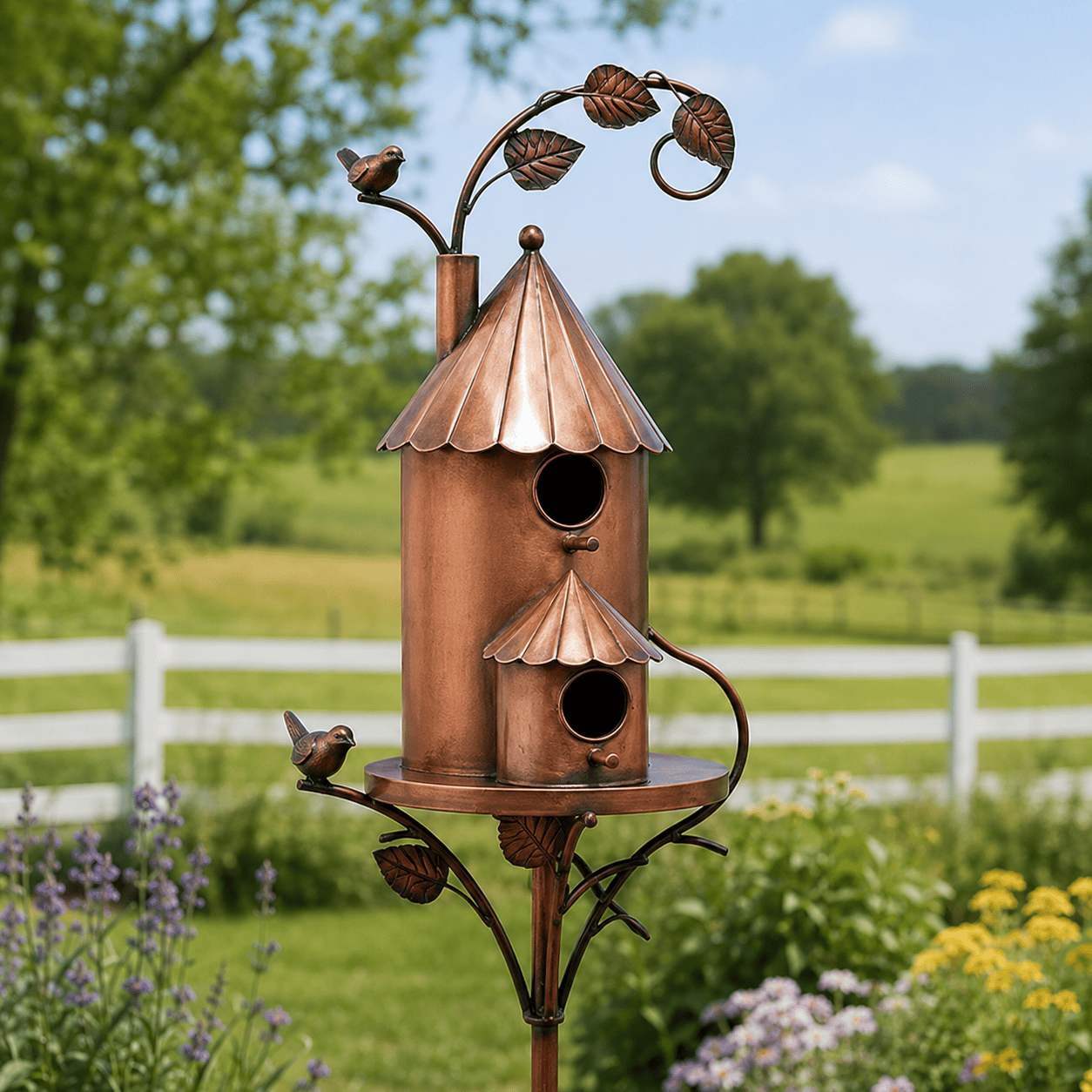 ❤🐦Handmade Iron Birdhouse❤