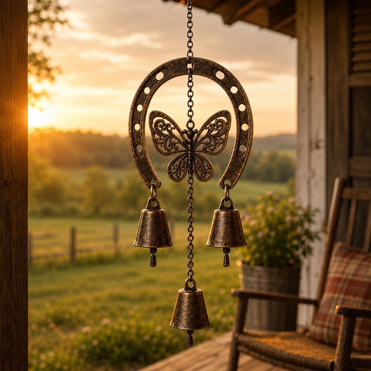 The Horseshoe & Butterfly Wind Chime ❤🐎 ( by Jordan Maynard)