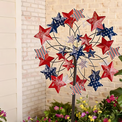 🌸 Spring Sale 🎡 Solar-Powered Wind Spinner for Garden