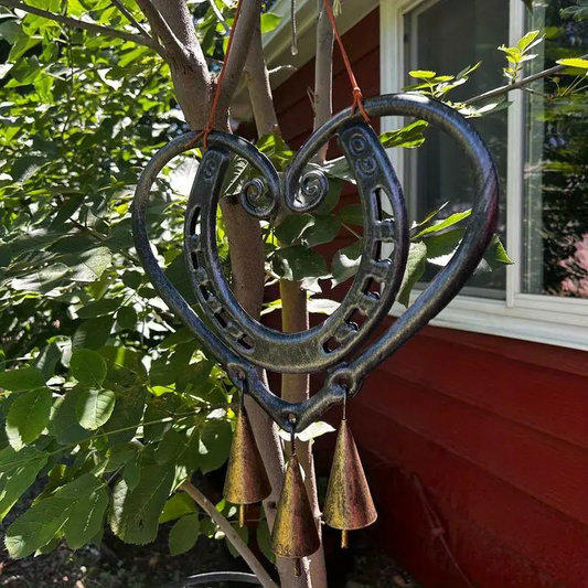 The Horseshoe Heart Wind Chime ❤🐎 (Handmade by Jordan Maynar