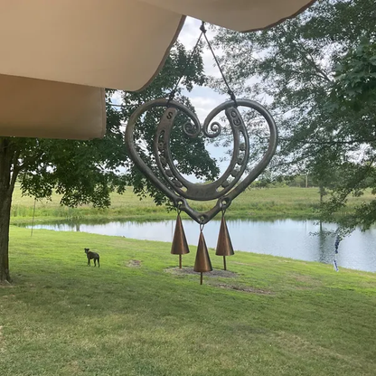 The Horseshoe Heart Wind Chime ❤🐎 (Handmade by Jordan Maynar