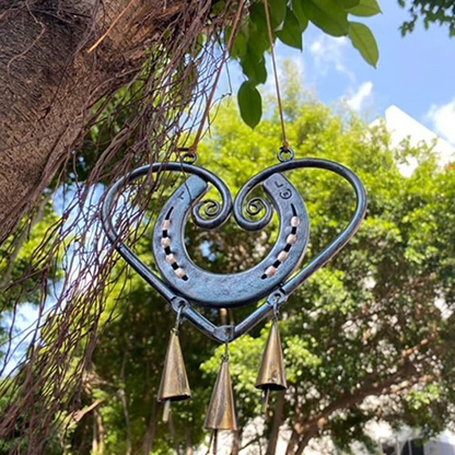 The Horseshoe Heart Wind Chime ❤🐎 (Handmade by Jordan Maynar