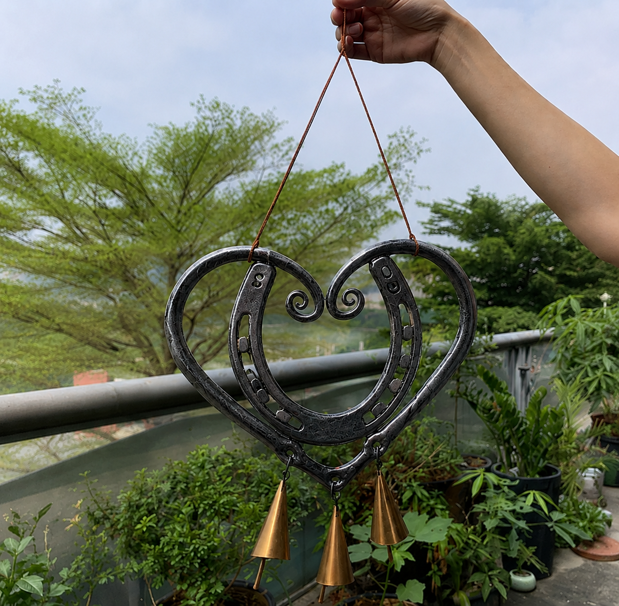The Horseshoe Heart Wind Chime ❤🐎 (Handmade by Jordan Maynar