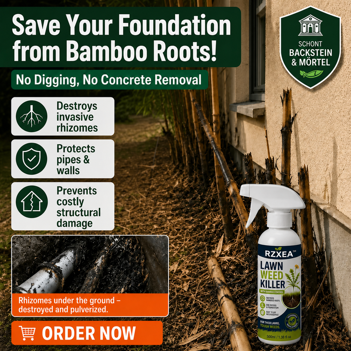 [Easy and stress-free weeding in the garden] Herbicide for domestic use
