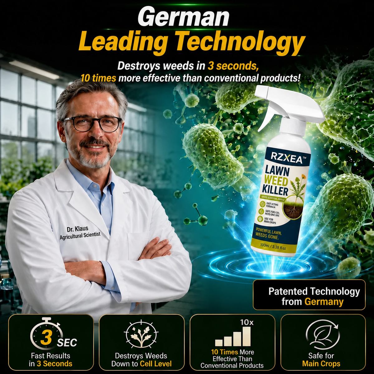 [Easy and stress-free weeding in the garden] Herbicide for domestic use