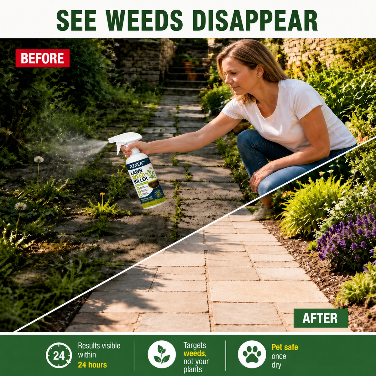 [Easy and stress-free weeding in the garden] Herbicide for domestic use