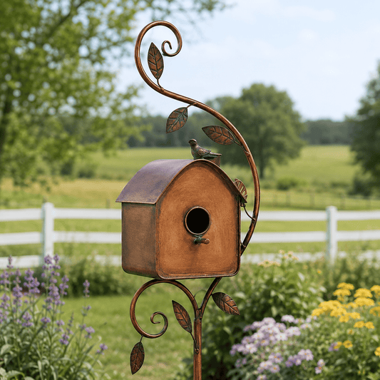 ❤🐦Handmade Iron Birdhouse❤