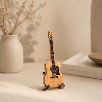 🎁Mini Cute Edition Wooden Guitar Plectrum Case🎸