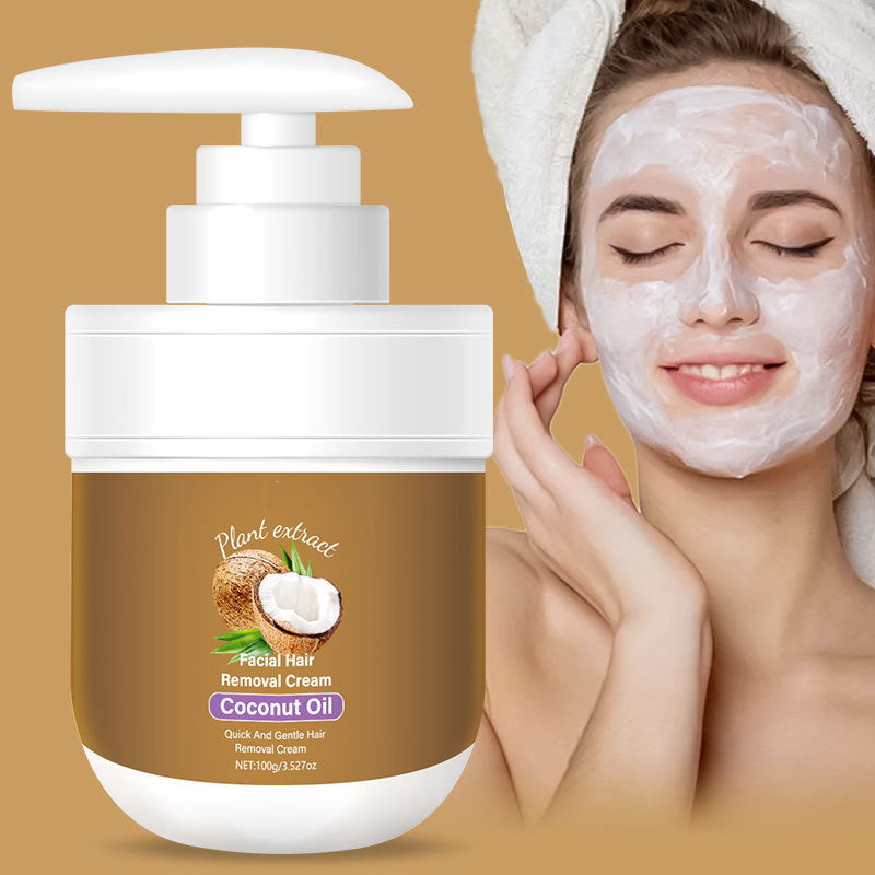 🔥Last Day 50% OFF🔥 Gentle Coconut Oil Hair Removal Cream